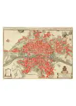 Plattegrond van Parijs (ca. 1721–1774)