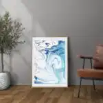 Бяло-син мрамор - Image 2