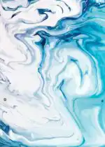 Бяло-син мрамор