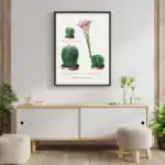 Rainbow Pincushion cactus and Easter lily - Image 2