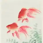 Two veil goldfish (1926)
