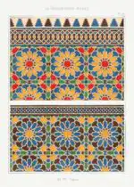 Emile Prisses d’Avennes pattern, plate no. 73, La Decoration Arabe.