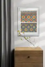 Emile Prisses d’Avennes pattern, plate no. 73, La Decoration Arabe. - Image 3