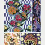 Floral colorful background (1925)