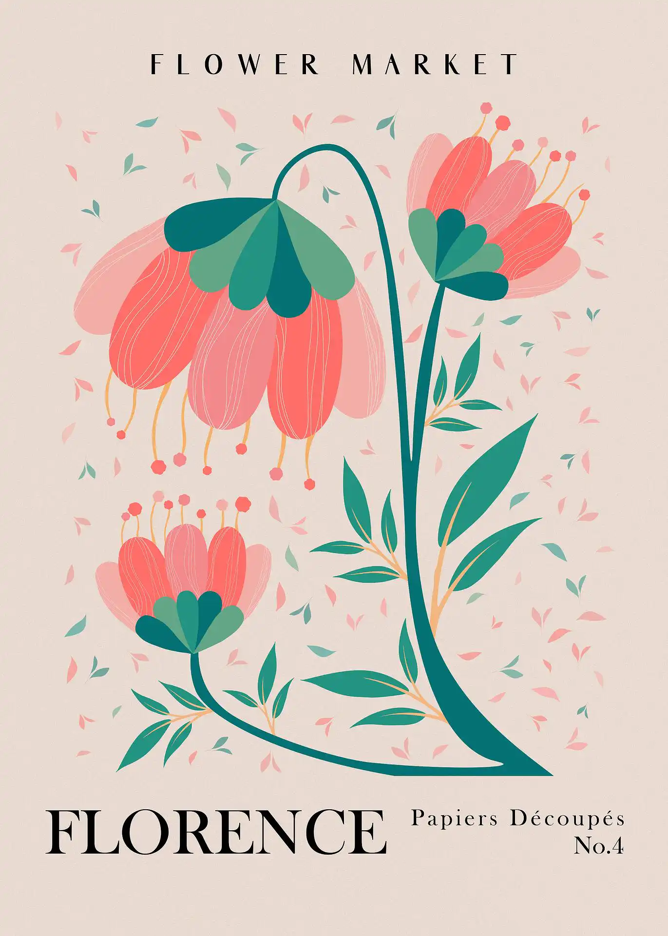 Flower Market Amsterdam-Copy Flower Market Florence - Image 1