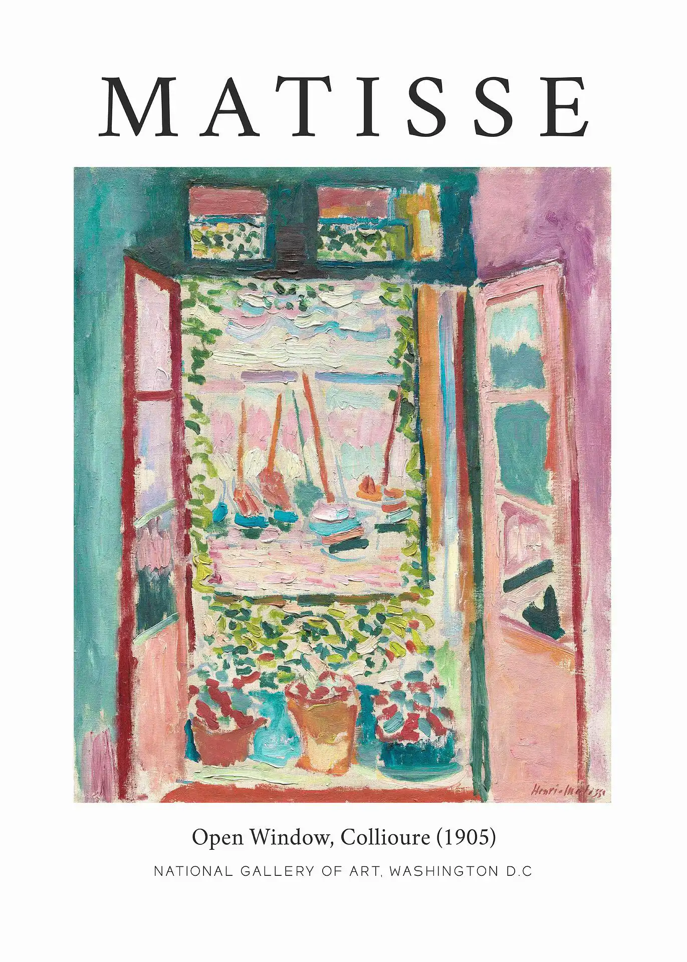 Henri Matisse - Open Window Collioure (1905) Henri Matisse - Open Window Collioure (1905) - Image 1