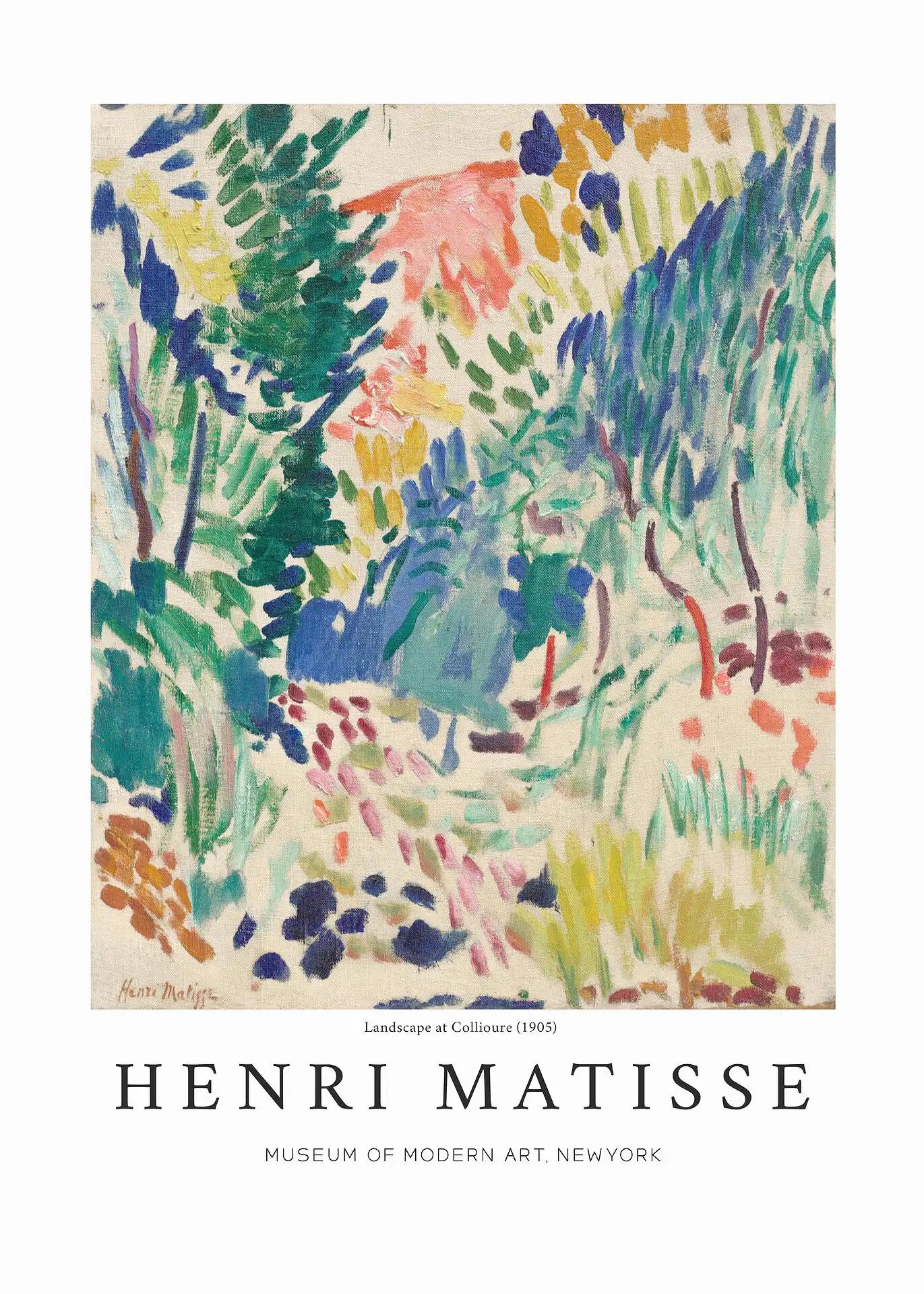 Henri Matisse - Landscape at Collioure (1905) Henri Matisse - Landscape at Collioure (1905) - Image 1