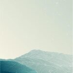 Japan mountain blue