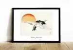 Flying crane art print - Image 3