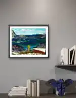 The Harbor painting (1913) - Image 2