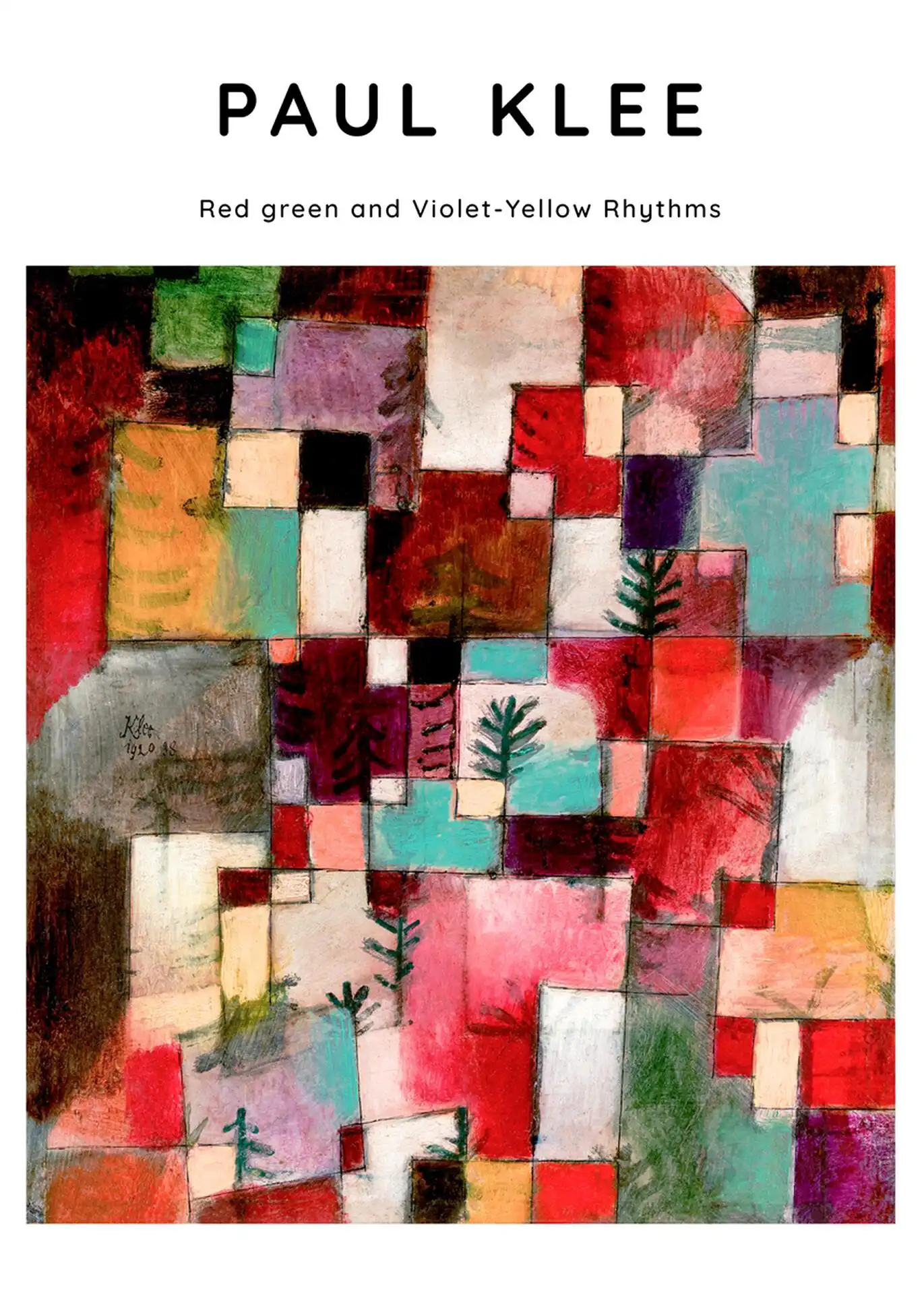 Red green and Violet–Yellow Rhythms (1920) Red green and Violet–Yellow Rhythms (1920) - Image 1