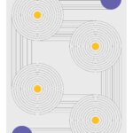 Yellow-Purple Circles and Lines