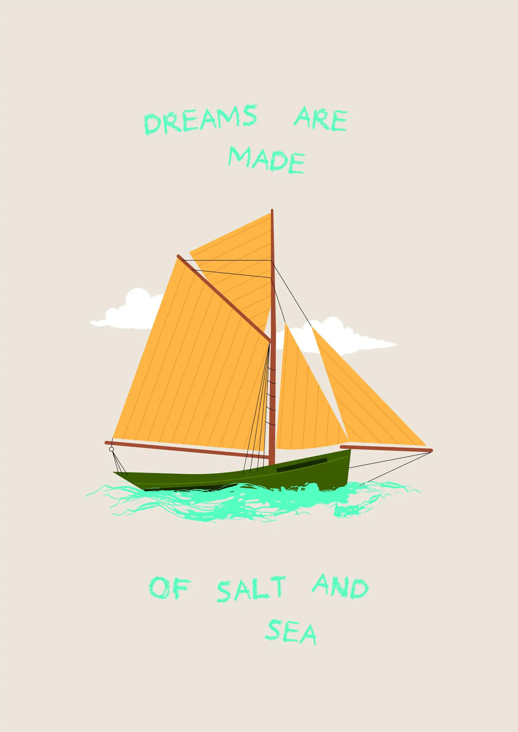 rodan quotes (11) Dreams are made of salt and sea - Image 1