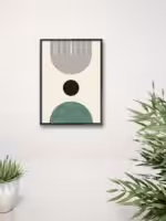 Модерен Бохо постер, зелен #2 - Image 2