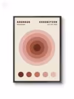 Bauhaus poster (red) Frankfurt 1923 - Image 2