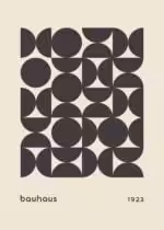 Bauhaus poster 1923 (black)