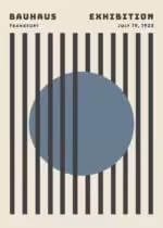Bauhaus poster exhibition (blue) 1923