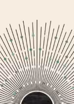 Модерен бохо постер, зелен #1