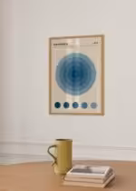 Bauhaus poster (blue) 1923 - Image 2