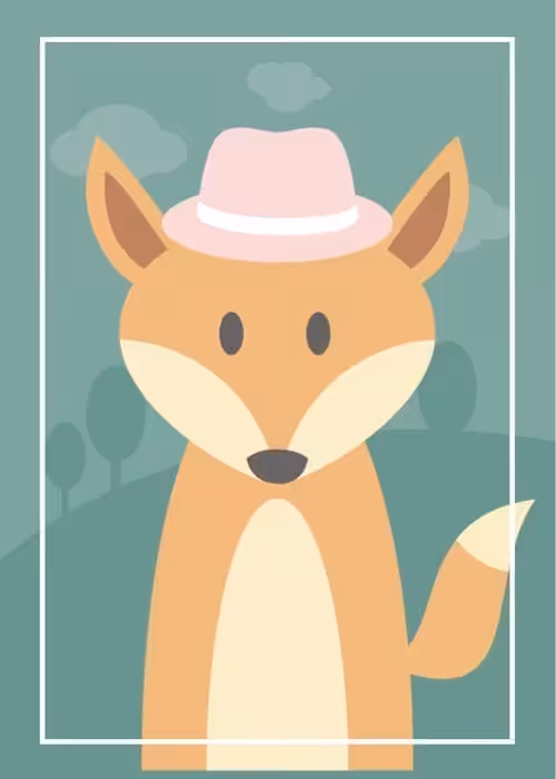 foxy Детски Постер Лисица - Image 1