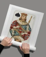 Tarot nouveau" style: king of spades (1898) - Image 2