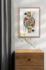 Tarot nouveau" style: king of spades (1898) - Image 3