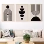 Модерен бохо сет от 3 постера #6