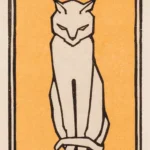 Sitting Cat yellow
