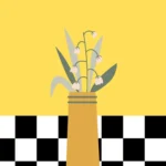 Vase yellow