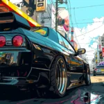 Japanese Car Poster