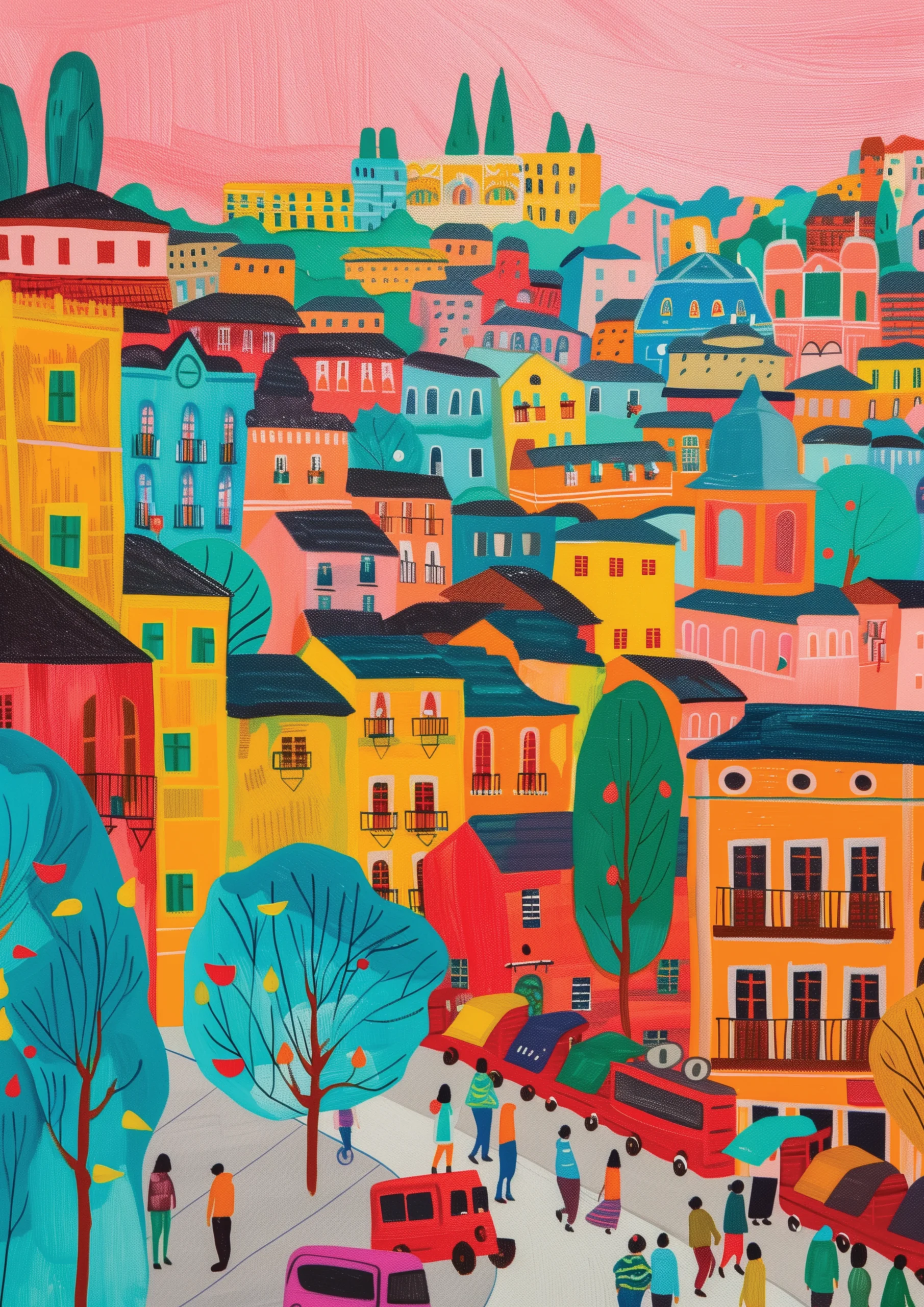 Постер "Busy City"