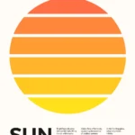 Арт Постер Sun