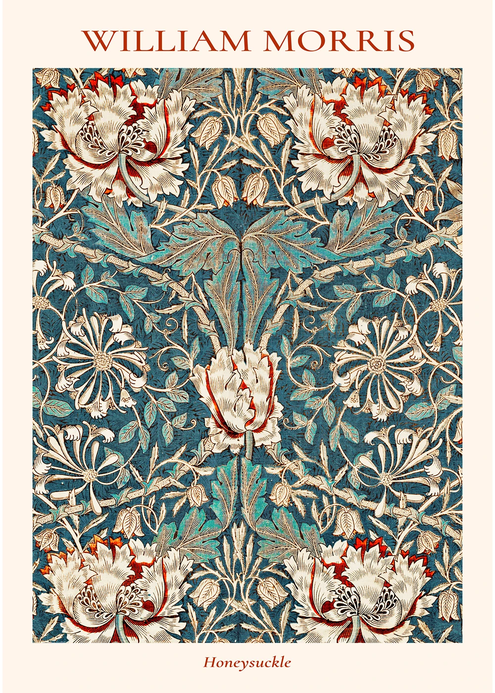 FILE4_William Morris honeysuckle Арт постер „Honeysuckle“ - Image 1