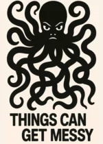 Арт постер Things Can Get Messy