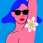 Арт постер Summer Girl