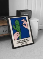 Арт постер I Love Me Cactus - Image 3