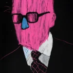 Арт постер Pink Portrait