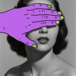 Арт постер Purple Hide