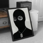 Арт постер Money Mask