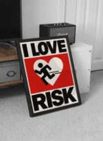 Арт постер I Love Risk - Image 2