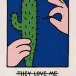 Арт постер I Love Me Cactus