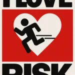 Арт постер I Love Risk