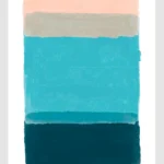 Арт постер Ocean Layers