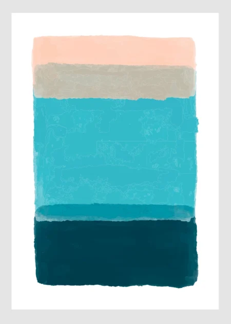 Арт постер Ocean Layers