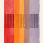 Арт постер Warm Spectrum