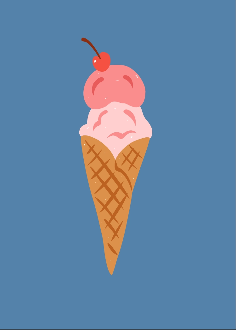 ice cream Арт постер Ice Cream - Image 1