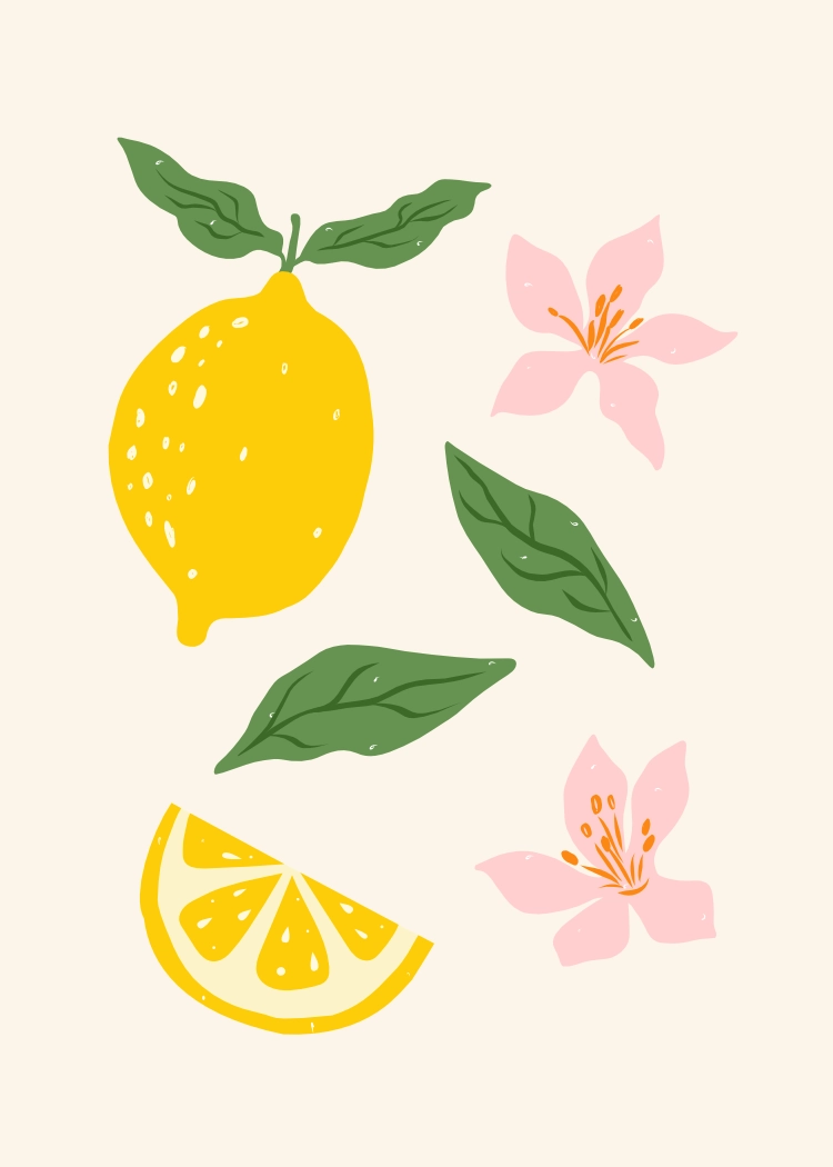lemon-bloom-4.webp Арт постер Lemon Bloom - Image 1
