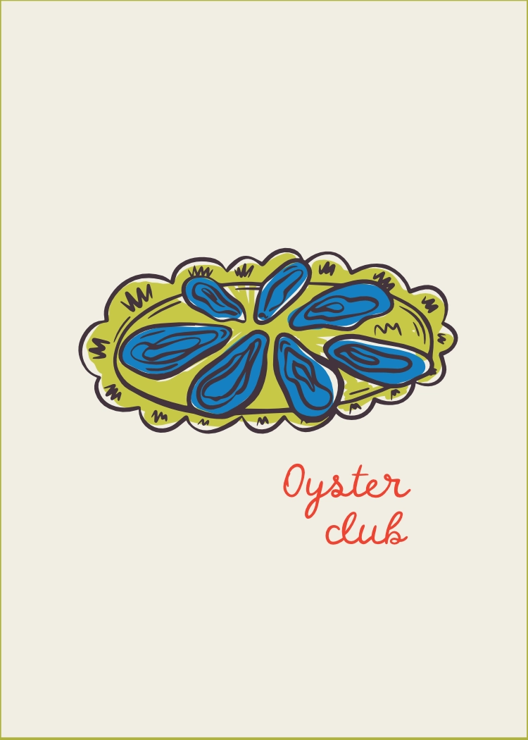 oyster Арт постер Oyster Club - Image 1