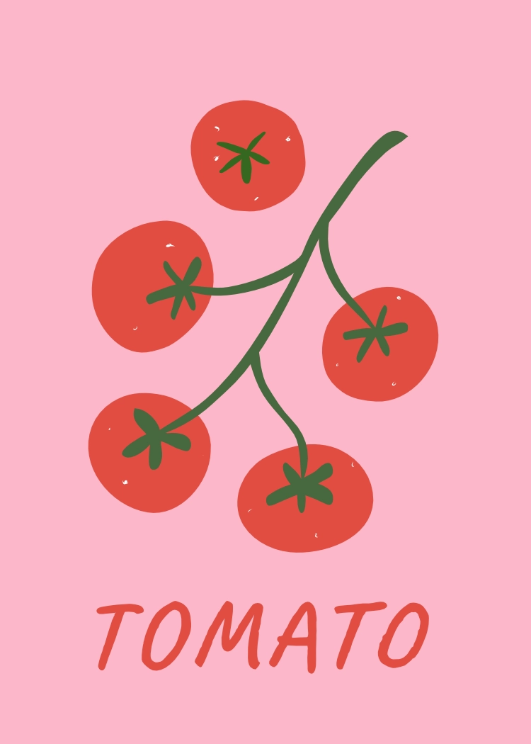 tomato-4.webp Арт постер Tomato - Image 1
